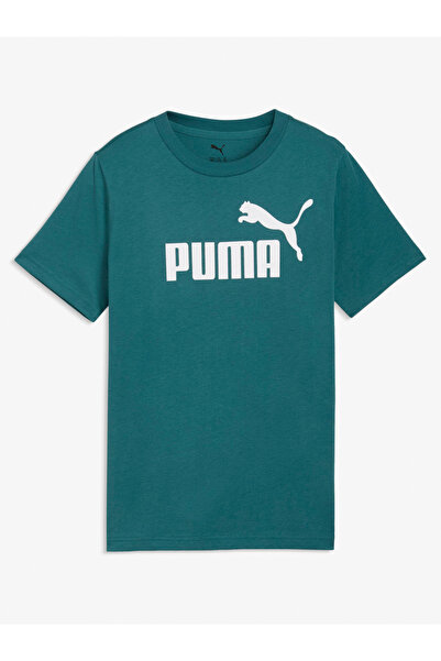 Puma Green Essential No.1 Logo T-Shirt