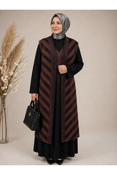 Trendline Γυναικείο στάνταρ μακρύ μεσολαβήτριο γιλέκο με λεπτομέρειες, γιλέκο...