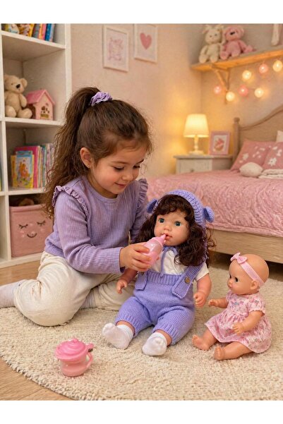 ŞAŞKIN HOUSE SEVİMLİ KONUŞAN SESLİ BEBEK 65 CM ET BEBEK & HEDİYELİK EĞİTİCİ E...