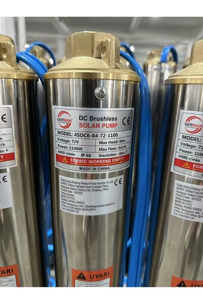 GERMAN 72 v DC dalgıc pompa 1100 w