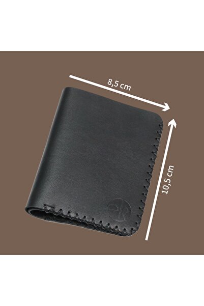 ELYK Creation Portofel barbati din piele naturala, Jack S, negru