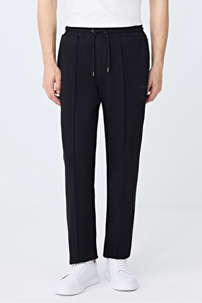 Tween Relaxed Fit Siyah Eşofman Alt