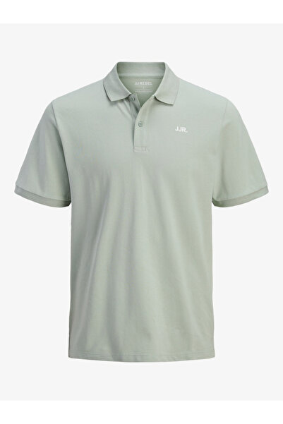 REBEL By Styli Men Green Cotton Regular Polo