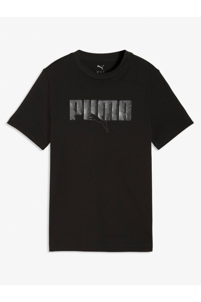 Puma Black Essential Logo Lab Story 2 T-Shirt