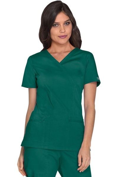 Cherokee Core Stretch Τσερόκι Μπλούζα Σκραμπ Μοκ Ραπ Πράσινο XXL