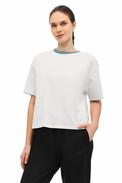 lumberjack 11MERYBEL-TSH2 6FX Γυναικείο T-Shirt σε πράσινο χρώμα μέντας A1022...