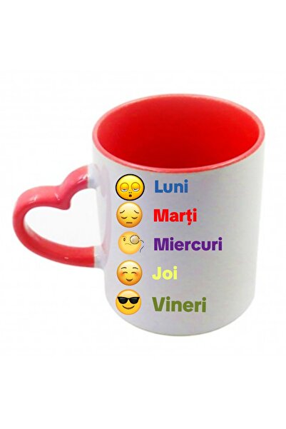 MARİ Cană personalizată cu zilele săptămânii