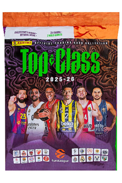 Panini Κορυφαία Κατηγορία 2025 26 Euroleague Μπάσκετ Μέγα Πακέτο Έναρξης Σεζόν