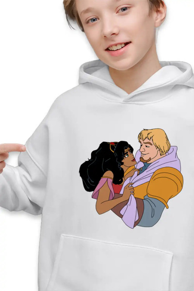 OEM Παιδικό Φούτερ για Αγόρια Ο Καμπούρος της Παναγίας Εσμεράλντα Φέιμπους