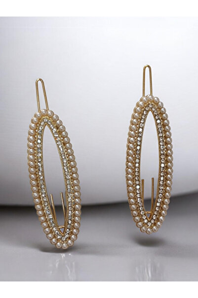 NOT GUILTY Πόρπη με πέρλες και κλιπς 1 τεμάχιο