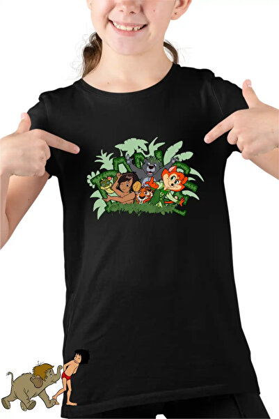 OEM Tricou Copii Fete Cartea Junglei Mowgli