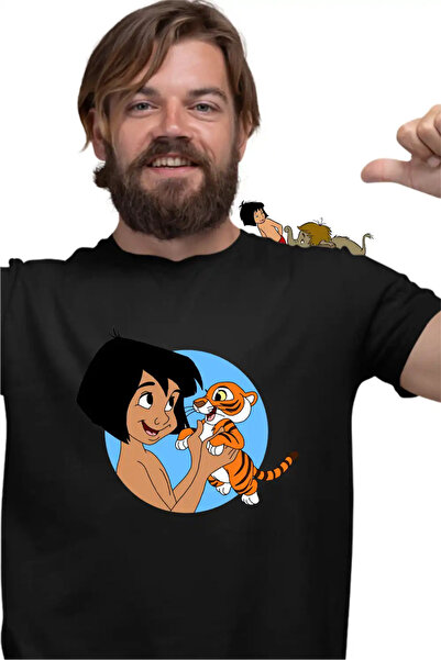 OEM Tricou Barbati Cartea Junglei Mowgli Baby Tiger