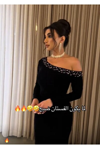 SERAFIN FASHION فستان سهره كتف