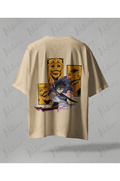 Nulivez Solo Leveling Anime Printed Oversize Unisex T-Shirt Japanese Anime St...