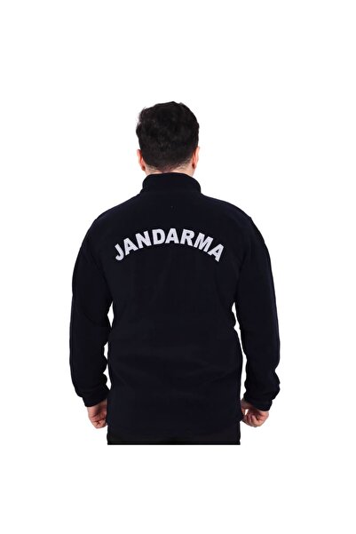 KORDAK Gendarmerie Written Navy Blue Military Fleece Cardigan