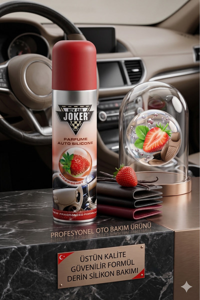 joker Torpido Deri Plastik İçin Parlatıcılı Silikon Oto Kokusu Parfüm Sprey Ç...