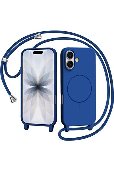 Orso Θήκη Μαλακή με Κορδόνι Magsafe Κοσμικό Μπλε iPhone 17