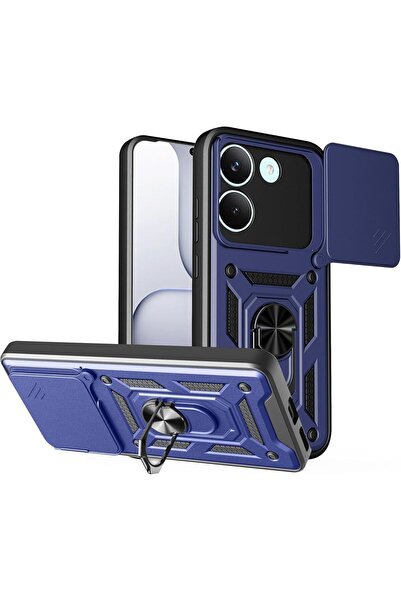 Orso Θήκη Combo Kickstand Slide Camera Blue Poco X8 Pro