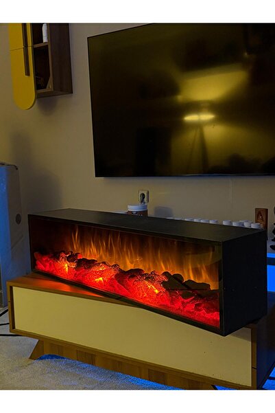 MeGulart 190X30X25 DEKORATİF şömine GENİŞ KÖZ+ LAZER KESİM