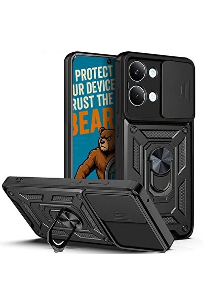 Orso Θήκη Combo Kickstand Slide Camera Black Poco X8 Pro Max