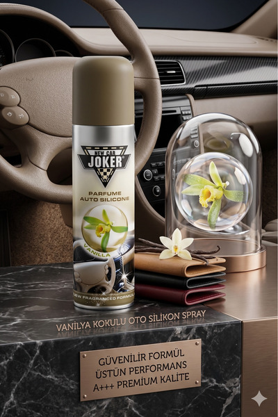 joker Torpido Deri Plastik İçin Parlatıcılı Silikon Oto Kokusu Parfüm Sprey V...