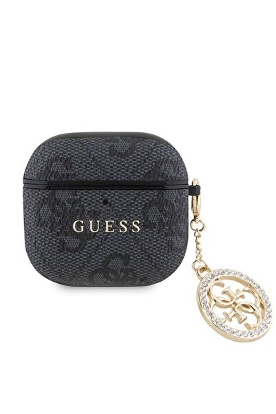 Guess Θήκη 4G Strass Charm Black AirPods 4
