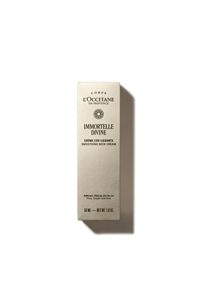 L'Occitane Immortelle Divine Yaşlanma Karşıtı Boyun Kremi, Ölmezotu Yağı İçeren, Peptit ve Hyaluronik Asit, 50 ml