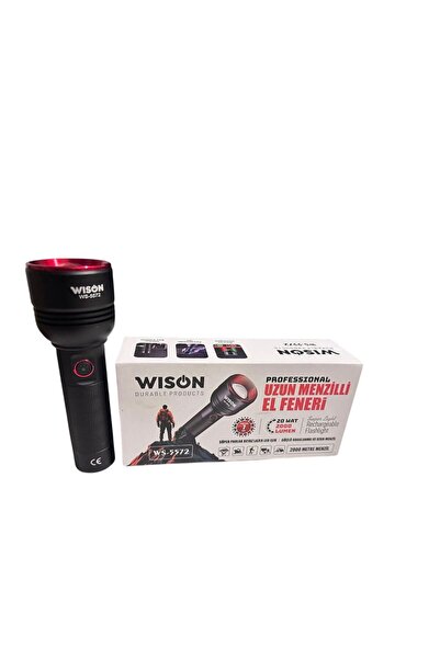wison WS-5572 20w 2000 Lümen Profesyonel Uzun Menzili Kesintisiz 7 Saat Kulla...
