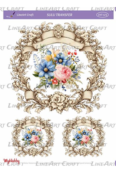 LİNEART Sulu Transfer 25x35cm LNT573