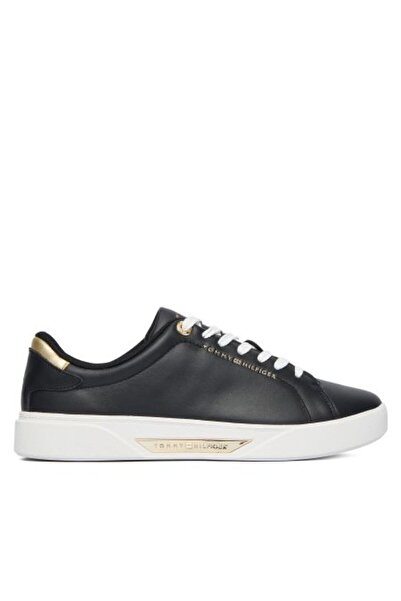 Tommy Hilfiger SİYAH KADIN SNEAKER ESSENTIAL CHIC COURT