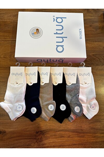 Aytuğ Γυναικείες κάλτσες-μποτάκια χωρίς ραφές από μπαμπού υψηλής ποιότητας, Π...