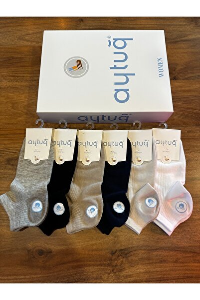 Aytuğ Γυναικείες βαμβακερές κάλτσες-μποτάκια χωρίς ραφές, που δεν προκαλούν ι...