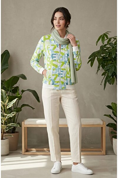 MAXLEVEL MODA Μπουφάν Bomber με φερμουάρ και γραφικά σχέδια - Ανοιξιάτικη Συλ...