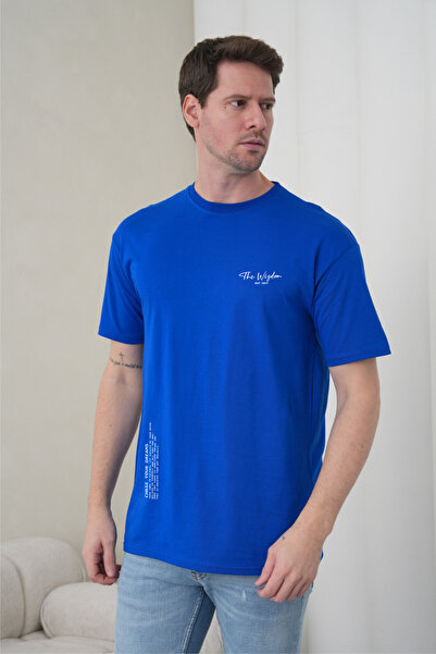caddekombin Tricou pentru bărbați The Wisdom, cu tipografie modernă, imprimat...
