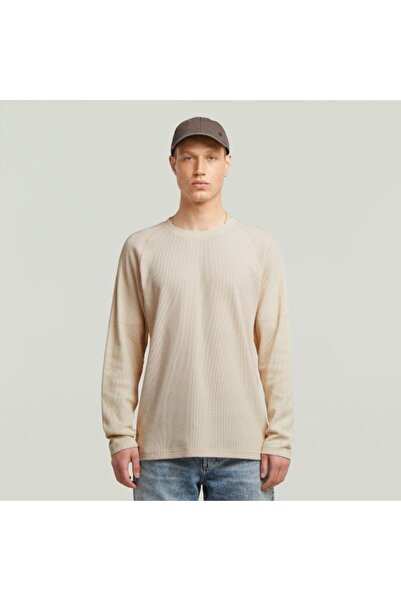 G-STAR RAW Bej Men's Sweatshirt