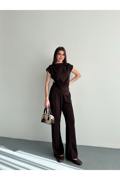 Rabi Shine ΣΕΤ ΜΟΝΤΑΛ ΥΦΑΣΜΑΤΙΝΟ ΜΕ ΛΕΠΤΟΜΕΡΕΙΑ ΚΟΥΜΠΩΜΑΤΩΝ ΚΑΤΩ-ΚΟΡΥΦΑΙΑ ΜΕΡΙΔΑ