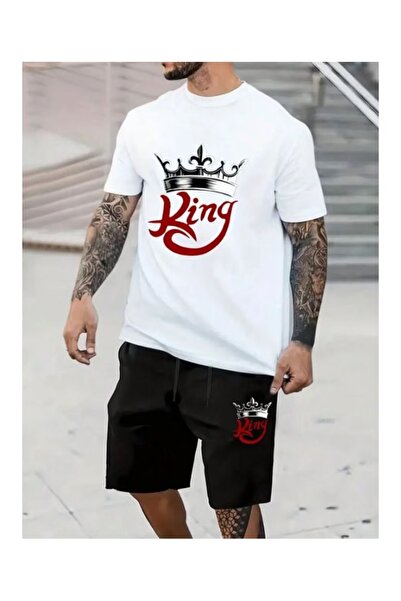 ZEMLİYA VONIX Unisex Oversize Σετ με Σορτς και Κοντομάνικο Μπλουζάκι Άνετη Εφ...