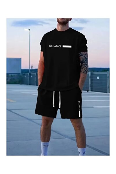 ZEMLİYA VONIX Unisex Oversize Σετ με Σορτς και Κοντομάνικο Μπλουζάκι Άνετη Εφ...