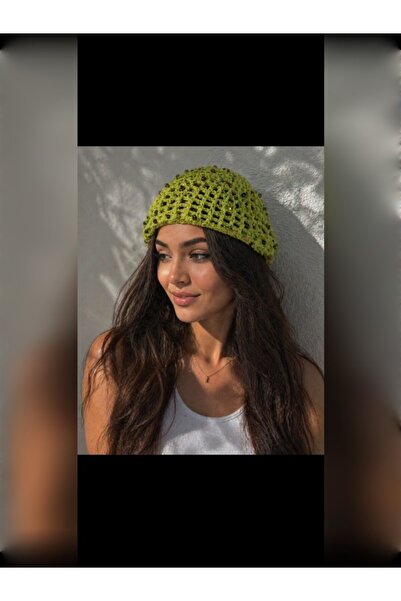 meryemin butiği Hand-Knitted Sequin Hat