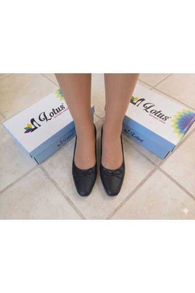 VANONE Γυναικείες άνετες ορθοπεδικές μπαλαρίνες με φιόγκο και χαμηλό τακούνι