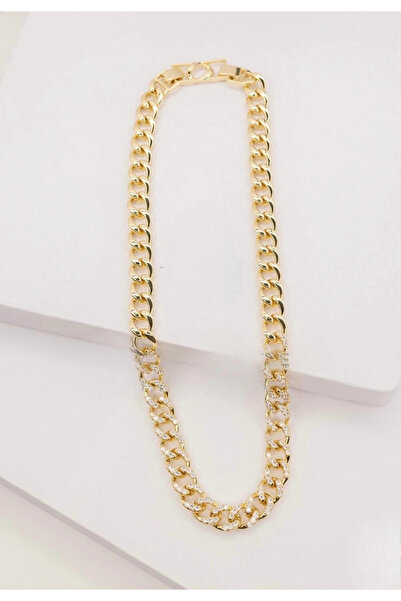 GOLDURA ATELIER Chain Zirkon Taşlı Kolye