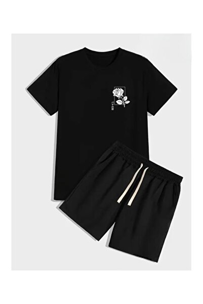 ZEMLİYA VONIX Unisex Oversize Σετ με Σορτς και Κοντομάνικο Μπλουζάκι Άνετη Εφ...