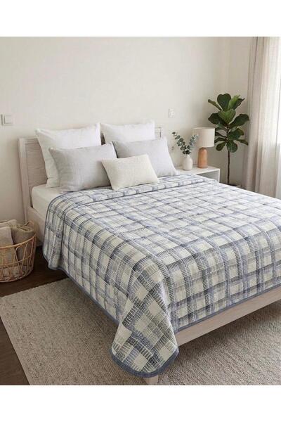 Ahsela Home Pamuklu Yazlık Pike – Terletmeyen Pamuklu Serin Konfor Çift Kişilik