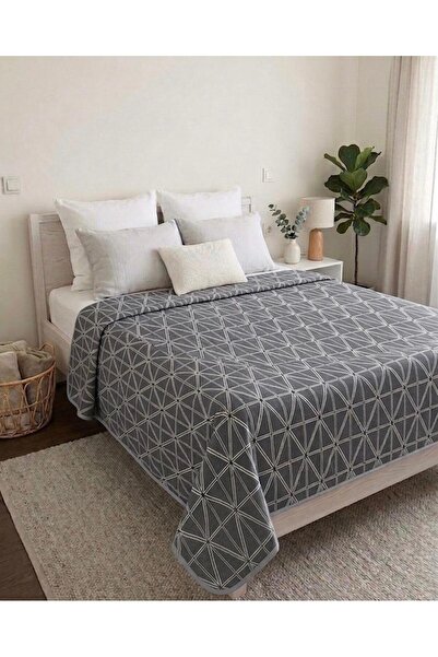 Ahsela Home Pamuklu Yazlık Pike – Terletmeyen Pamuklu Serin Konfor Çift Kişilik