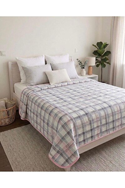 Ahsela Home Pamuklu Yazlık Pike – Terletmeyen Pamuklu Serin Konfor Çift Kişilik
