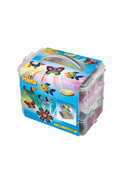 Hama Beads Μεγάλο Κουτί Αποθήκευσης Midi με 12000 Χάντρες (6751)