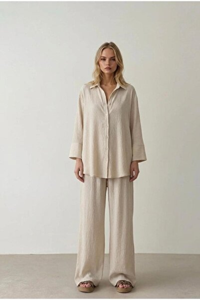 ZY.NA Kadın Oversize Gömlek