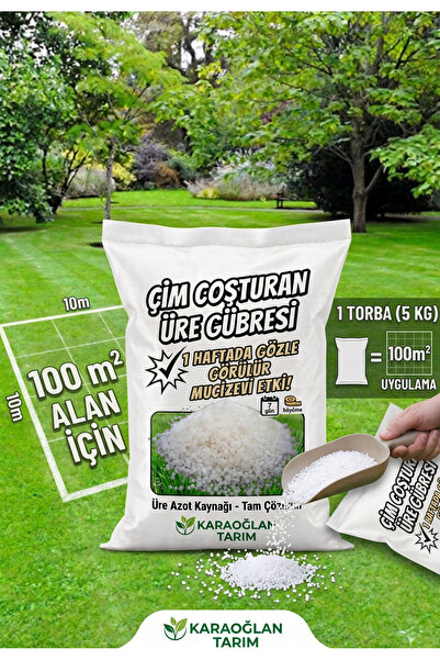 karaoğlan tarım Çim Coşturan Üre Gübresi %46 5 Kg - Çim Yeşillendirici Hızlı ...