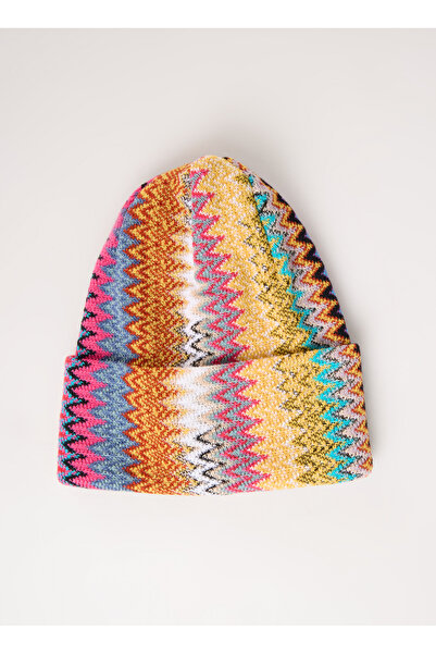 Missoni Pembe Kadın Çizgili Bere CP00WMDA234