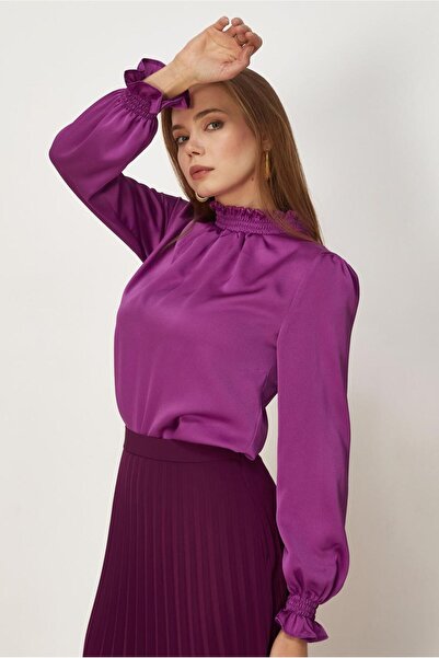 Alvina ΣΑΤΕΝ ΜΠΛΟΥΖΑ ΜΕ ΨΗΛΟ ΓΙΑΚΑ 46687